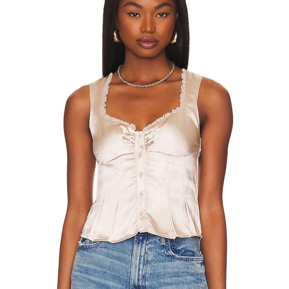 Revolve More to Come Silk Top